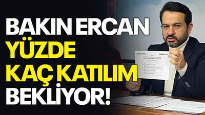 Bakın Ercan yüzde kaç katılım bekliyor!