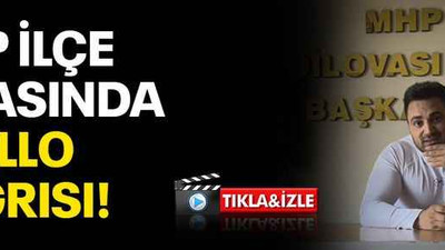 MHP ilçe binasında düello çağrısı!