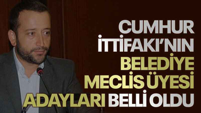 Cumhur ittifakının İzmit Belediye Meclis üyesi adayları belli oldu