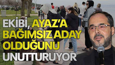 Ekibi, Ayaz’a bağımsız aday olduğunu unutturuyor