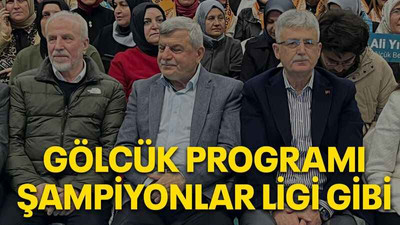 Gölcük programı şampiyonlar ligi gibi