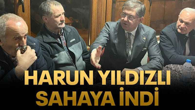 Harun Yıldızlı sahaya indi