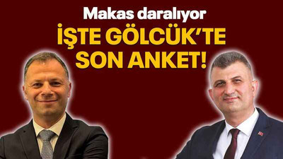 İşte Gölcük’te son anket!