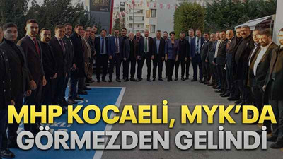 MHP Kocaeli, MYK’da görmezden gelindi
