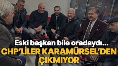 Eski başkan bile oradaydı… CHP’liler Karamürsel’den çıkmıyor