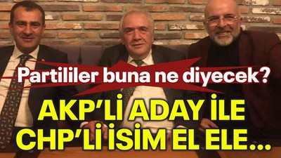 Partililer buna ne diyecek? AKP’li aday ile CHP’li isim el ele…