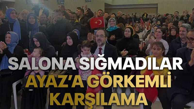 Salona sığmadılar Hüseyin Ayaz’a görkemli karşılama