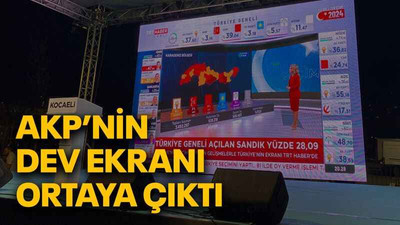 AKP’nin dev ekranı ortaya çıktı