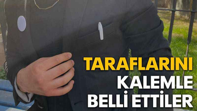 Taraflarını kalemle belli ettiler