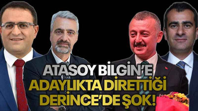 Atasoy Bilgin’e adaylıkta direttiği Derince’de şok!