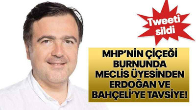 MHP’nin çiçeği burnunda meclis üyesinden Erdoğan ve Bahçeli’ye tavsiye!