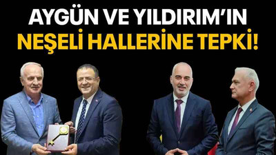 Aygün ve Yıldırım’ın neşeli hallerine tepki!