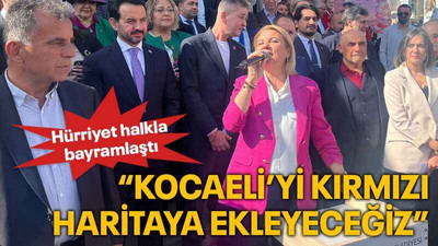 Hürriyet halkla bayramlaştı “Kocaeli’yi kırmızı haritaya ekleyeceğiz”