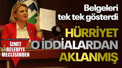 Belgeleri tek tek gösterdi Hürriyet o iddialardan aklanmış