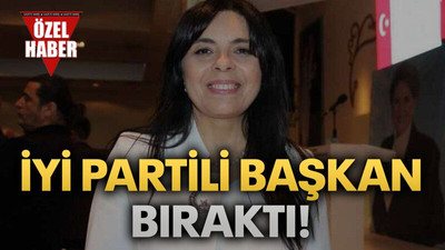 İYİ Partili başkan bıraktı!