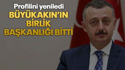 Büyükakın’ın birlik başkanlığı bitti
