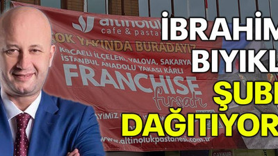 İbrahim Bıyıklı şube dağıtıyor!