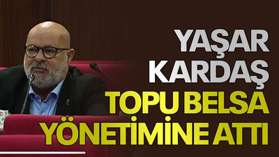 Yaşar Kardaş topu Belsa yönetimine attı