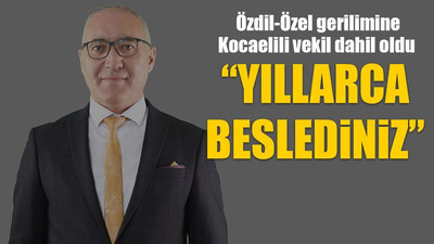 Özdil-Özel gerilimine Kocaelili vekil dahil oldu “Yıllarca beslediniz”