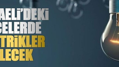 Kocaeli’deki o ilçelerde elektrikler kesilecek