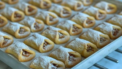Elmalı kurabiye nasıl yapılır? Kocaeli'de pastacılar kurabiyeyi böyle hazırlıyorlar