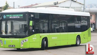 Belediye otobüsünde tehlikeli yolculuk