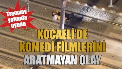 Kocaeli’de komedi filmlerini aratmayan olay