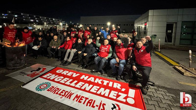 Metal işçileri yeni yıla grev çadırında girdi