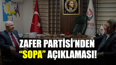 Zafer Partisi’nden “sopa” açıklaması!
