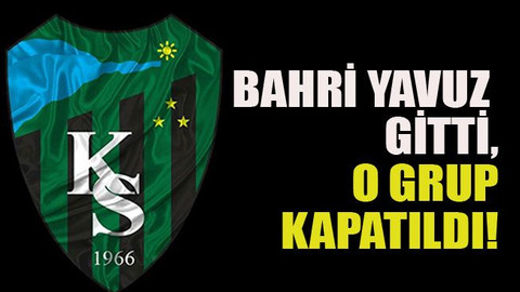 Bahri Yavuz gitti, o grup kapatıldı!