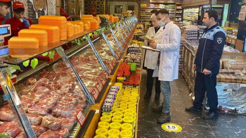 O ilçede kasaplar denetlendi