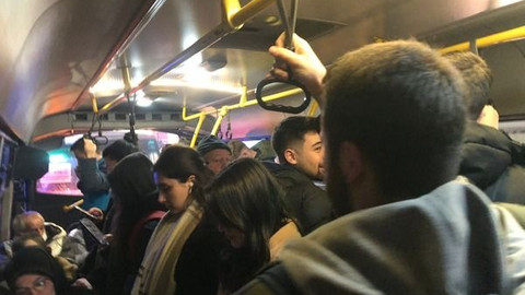İşte vatandaşa işkence çektiren o otobüs!