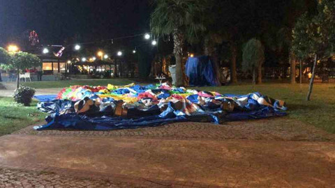 4 yaşındaki çocuk 7 metrelik oyun parkından düştü!