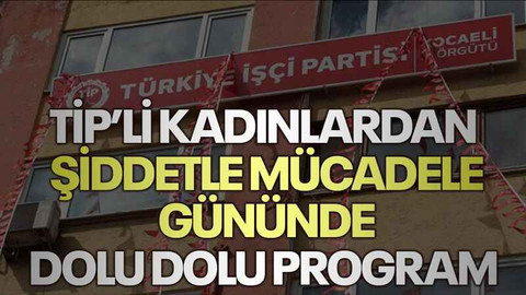 TİP’li kadınlardan şiddetle mücadele gününde dolu dolu program