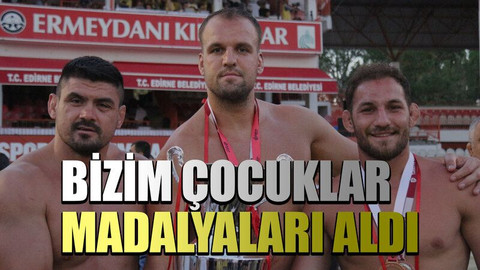 Bizim çocuklar madalyaları aldı