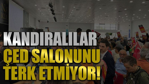 Kandıralılar ÇED salonunu terk etmiyor!