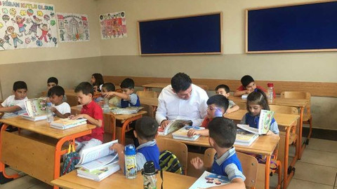 Çocukların Azmi Tunç’a yoğun ilgisi
