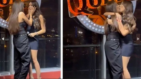 Dilan Polat'a ablasıyla öpüştüğü için soruşturma! İşte görüntüler..