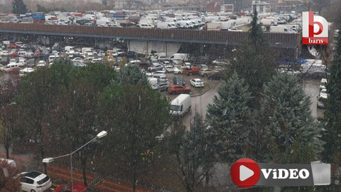 İzmitlilere müjde! İzmit’e de kar düştü