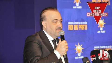 AKP’li Talus’tan kongrede taraflara gözdağı!