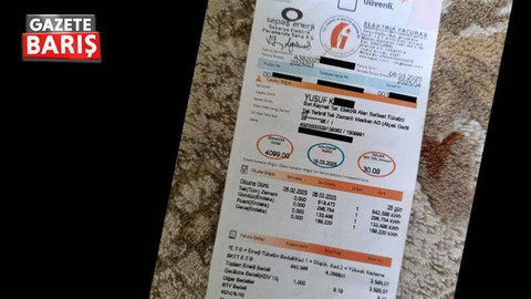Faturayı paylaşıp: “Bizi intiharın eşiğine getiriyorsunuz” dedi