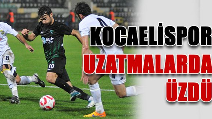 Kocaelispor uzatmalarda üzdü