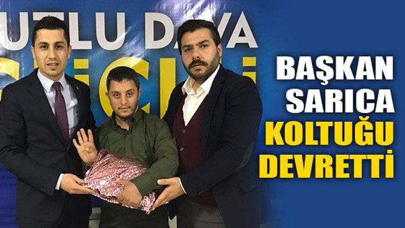 Başkan Sarıca, koltuğu devretti