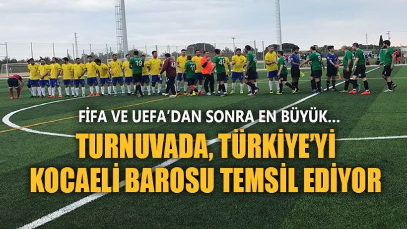 Turnuvada,Türkiye’yi Kocaeli Barosu temsil ediyor