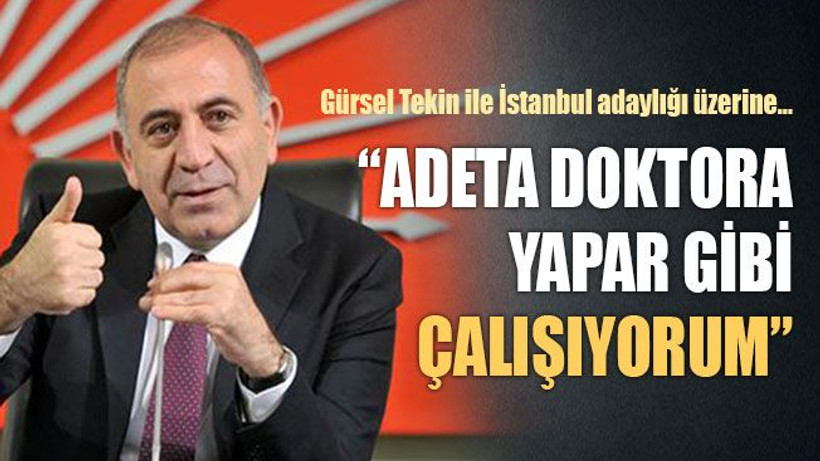 Gürsel Tekin: İstanbul'u en güvenli şehir yapacağım