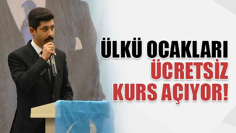 Kocaeli Ülkü Ocakları, ücretsiz kurs açıyor!