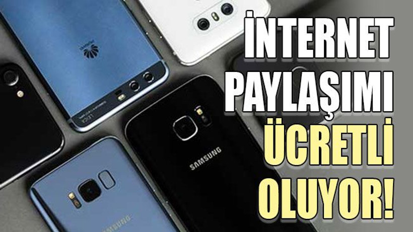 İnternet paylaşımı ücretli oluyor!