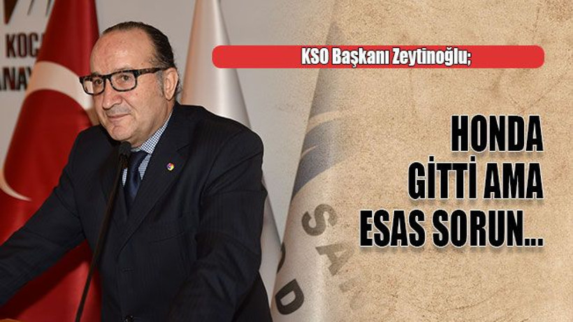 Honda gitti ama esas sorun...