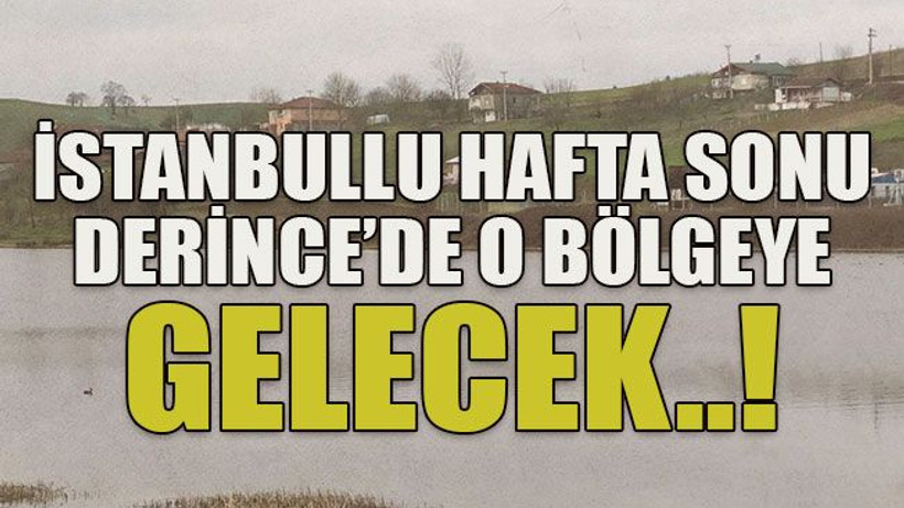 İstanbullu hafta sonu Derince’de o bölgeye gelecek!