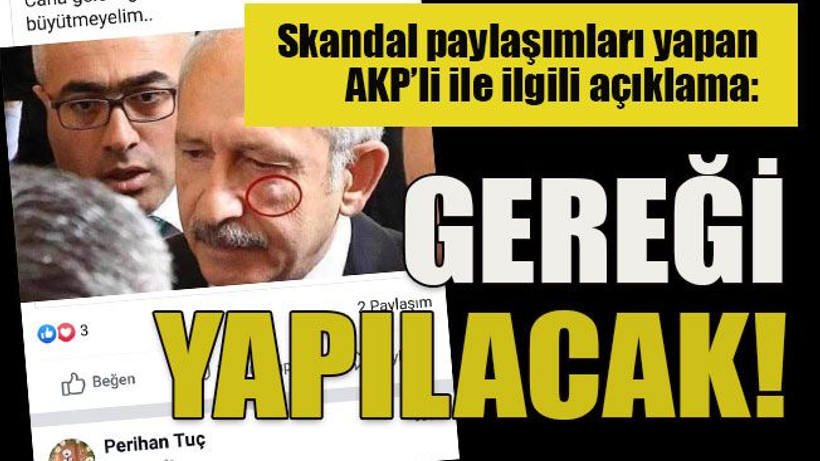 Skandal paylaşımları yapan AKP’li ile ilgili açıklama: Gereği yapılacak!